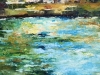 Afternoon on the Cetina III, (Town with Boats, Oil, 15x20, $1225