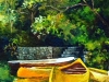 Afternoon on the Cetina IV, (Large Boats), Oil, 30x40, $4300