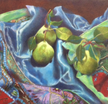 Pears on Quilt